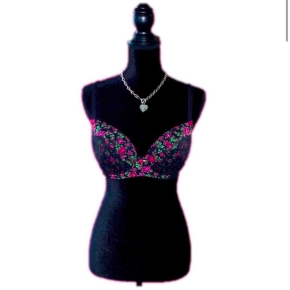 Betsey Johnson floral bra 36C